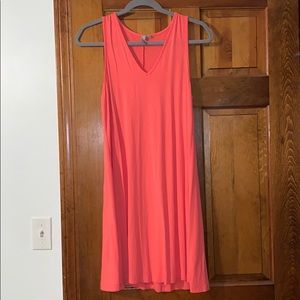 ASOS v-neck pink dress